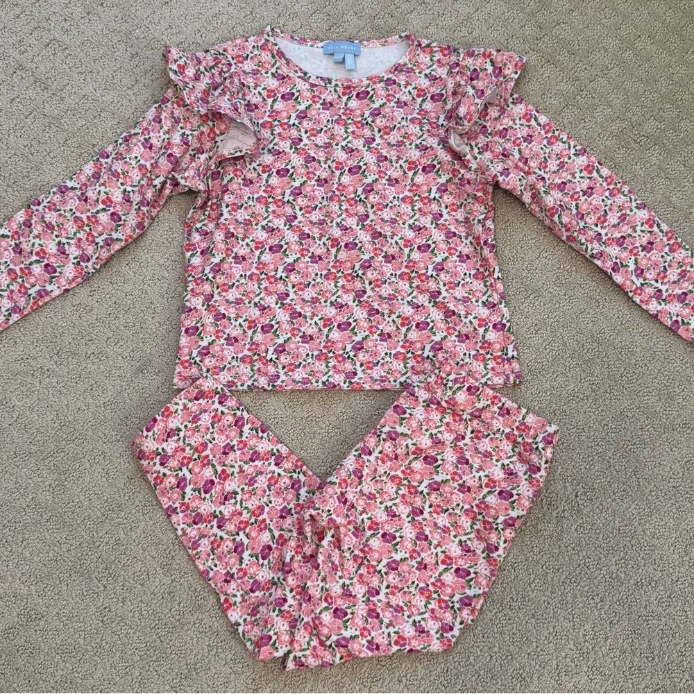 Hill House Home Floral Pink Kids Pajamas